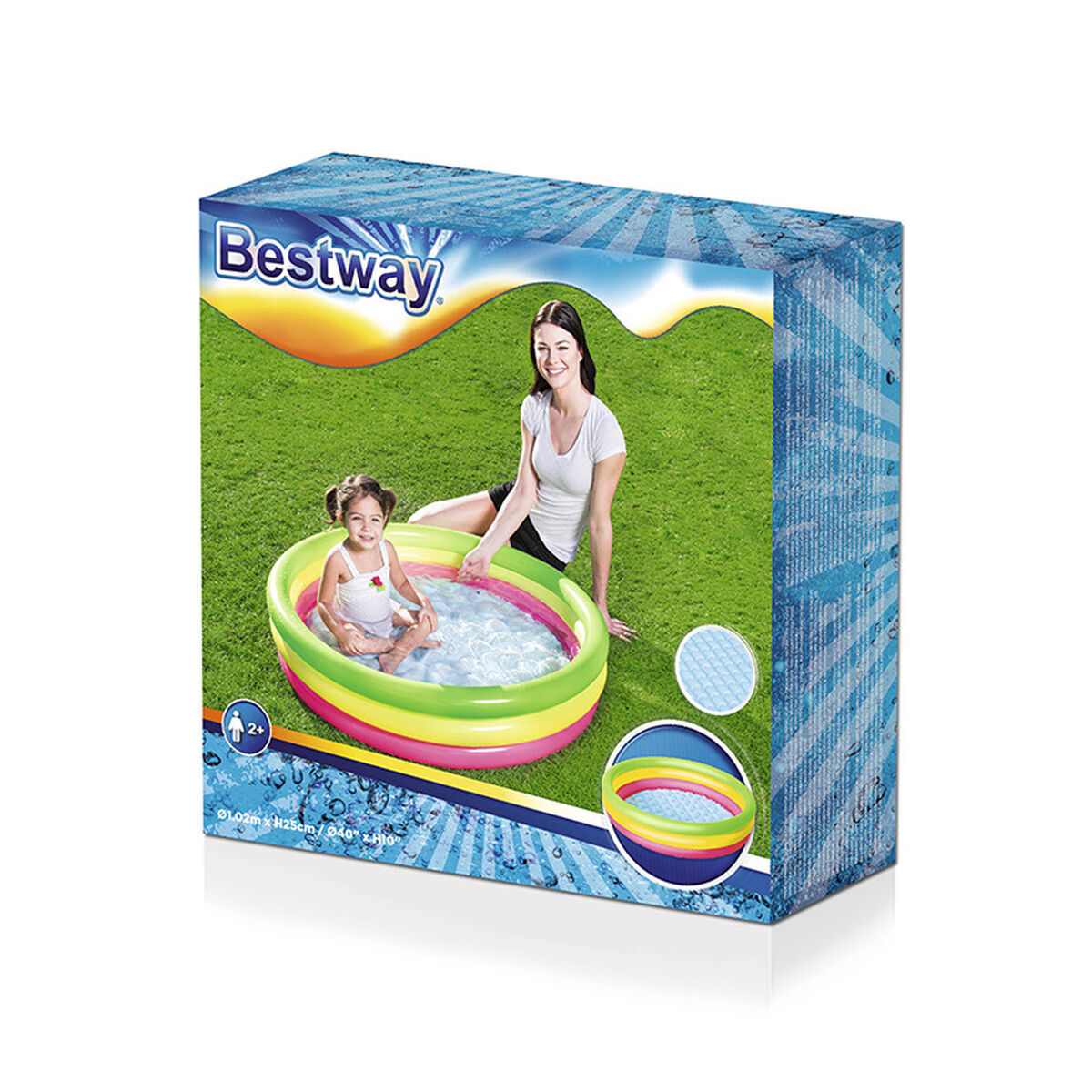 Bērnu baseins Bestway 211 L 102 x 25 cm
